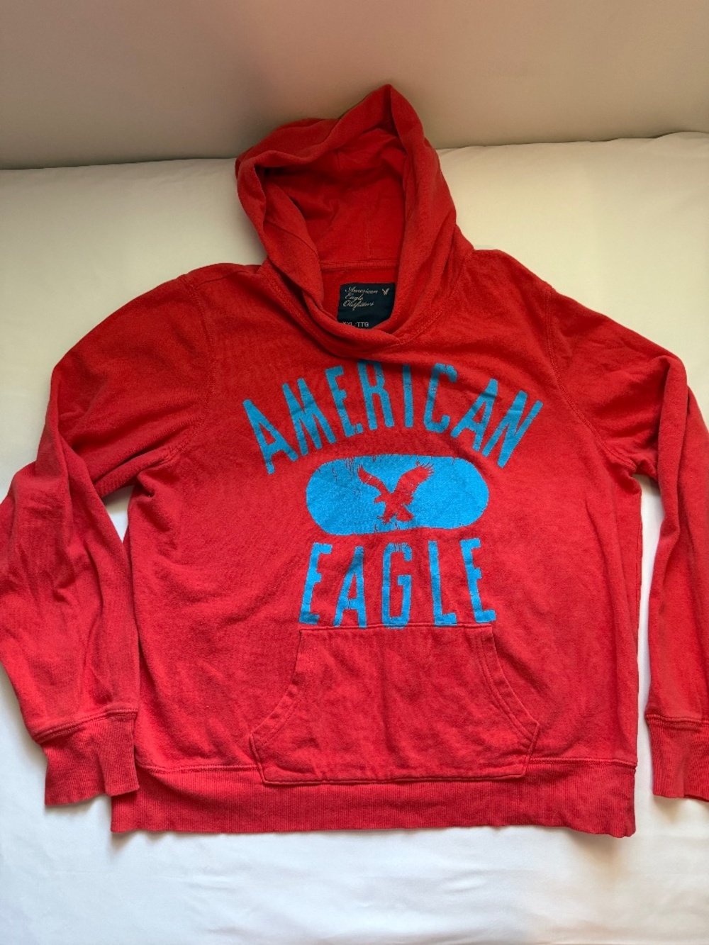 Womens AE Hoodie, Red, XXL